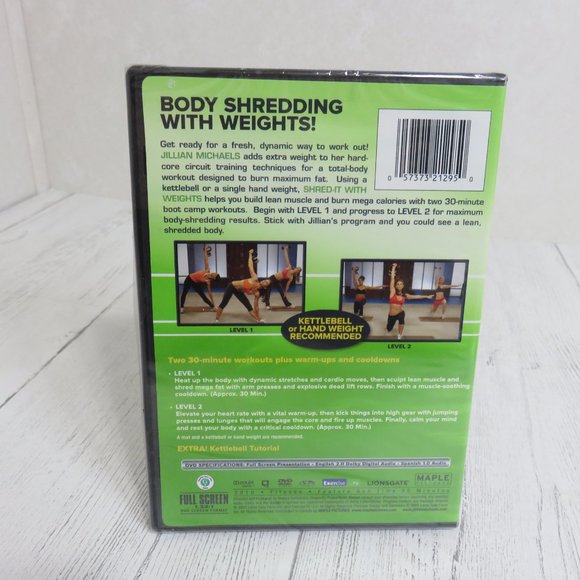 Jillian Michaels: Shred-It with Weights Levels 1 & 2 Workouts - Picture 2 of 2